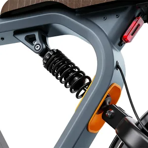Vélo électrique HEZZO K5, moteur 1000W, autonomie 80-100KM, étanche, contrôle par application, 20 pouces, aluminium, 25km/h, batterie lithium, moteur avant K5 - Product Image 6