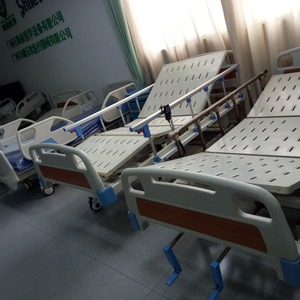 Cama de Hospital Manual Joyful Abundance SLV-B4040 de Cinco Funciones con Barandilla para Cuidado de Enfermería - Product Image 3