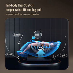 El Mejor Sillón de Masaje de Cuerpo Completo Sofá Inteligente de Gravedad Cero Masajeador Corporal Eléctrico 4D para Negocios Sillón de Masaje 4D - Product Image 2