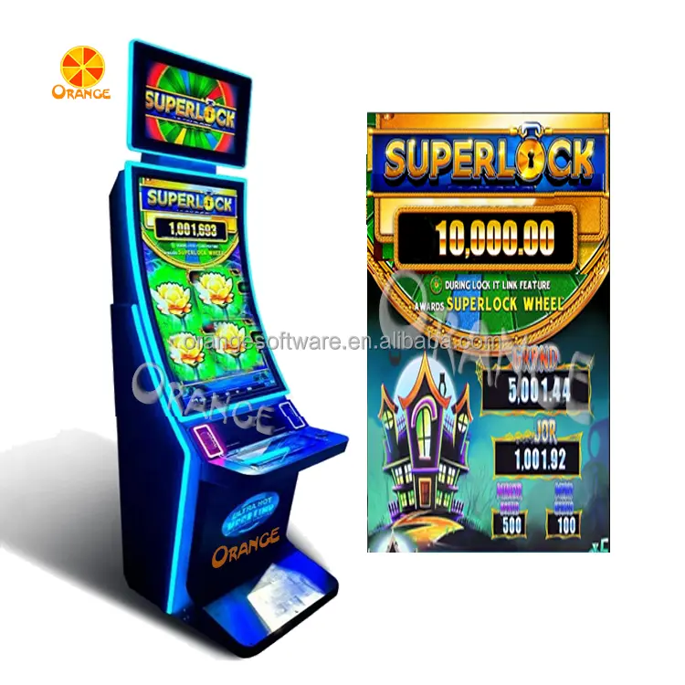 Multi giochi a gettoni Super Lock 4 IN 1 skill Video Skill Games Machine verticale/curvo multigame scheda madre/cabinet
