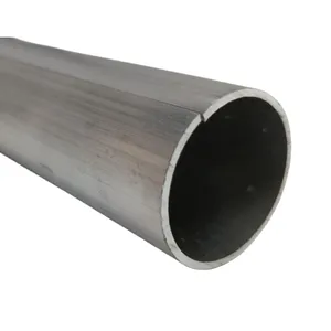 Aluminiumprofil der 6000er Serie 60 × 3 × 3 Extrudiertes Heizkörperschrott Aluminium-Extrusion stempelförmiges rundes Rohr für Auto