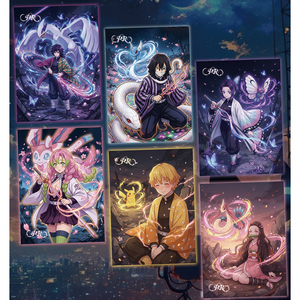 <span class=keywords><strong>PY</strong></span> POKE & Demon Slayer : Cartes à déchirer, Tabs détachables, Anime, Dessin animé, YY 4.0, Design exclusif, Carte d'art rare, Carte Pokémon, Jeu de cartes à collectionner - Product Image 3