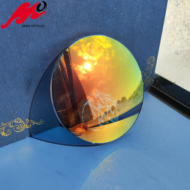 2023 Hot Sale Optical Eyeglasses Lenses 1.56 Photogrey SV HMC Mirror Clear Single Vision Different Mirror Shades