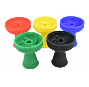 Accesorios para Hookah de Vidrio de Estilo Clásico, Cabeza de Hookah de Seis Orificios, Espejo para Shisha, Cazoleta de Hookah Resistente - Product Image 2