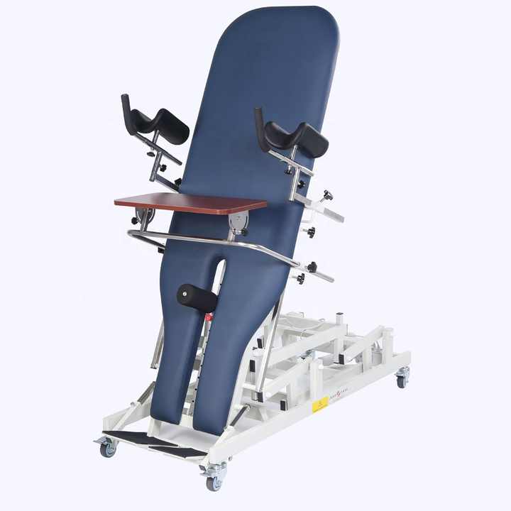 Physiotherapy Tilt Table Adjustable Physical Therapy Bed Treatment ...
