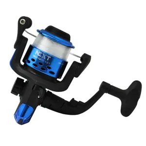 Wholesale cheap mini small spinning fishing reel 100m ice fish reel metal spinning fishing reel with line