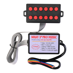 Nhay 3 Pro Music, Caja de Control para Bocina de Aire de 12 Melodías, 12-24 VCC, Plástico, para Mejora de Automóviles - Product Image 5