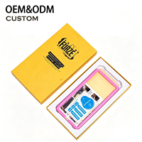 Caja de Regalo Rígida Amarilla Premium Personalizada, Empaque de Lujo Portátil con Tapa y Base, con Inserto de Esponja Personalizado de Alta Gama
