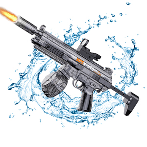 Zhorya ปืนฉีดน้ำไฟฟ้าอัตโนมัติ <span class=keywords><strong>MP5K</strong></span> ความเร็วสูงพร้อมเอฟเฟกต์แสงจากการฉีดพ่นแรงสูงสำหรับฤดูร้อน - Product Image 1