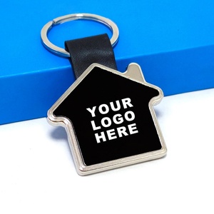 Llavero Metálico en Forma de Casa para Sublimación, Personalizable con Logotipo, Venta al Por Mayor - Product Image 2