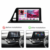 Radio para Auto Qualcomm de 9 Pulgadas y 8 Núcleos, Compatible con DSP, Carplay, Android Auto, WiFi Integrado, Bluetooth, Reproductor Estéreo, Cámara de Reversa para CHR
