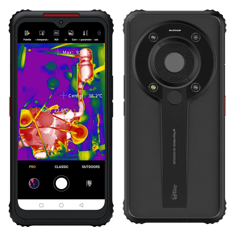 InfiRay PX1 5G NFC Unlocked Android11 Waterproof Rugged Smartphone Thermal Imaging Camera Phone