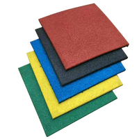 Baldosas de Caucho Antiestáticas Negras de Alta Calidad Hengtong para Gimnasios, Saludables y Seguras, con Certificación CE, de 10-50 mm