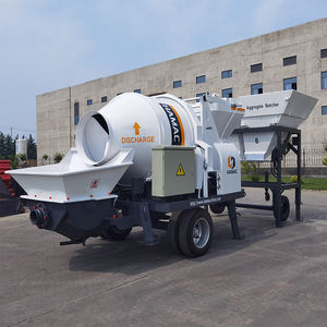O mini misturador concreto e o reboque cimentam o misturador com máquina da bomba misturador concreto com bomba - Product Image 1