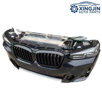 Kit de Carrocería Original de Fábrica de Segunda Mano para BMW X3 G01, Parachoques Completo, Rejilla, Ventilador del Radiador, Faros LED, Alerón Delantero
