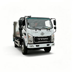 Camion compacteur de déchets 4x2 Euro 3 Euro 4 Euro 5, options LHD/RHD, chargement arrière, collecte hydraulique des déchets, assainissement - Product Image 1
