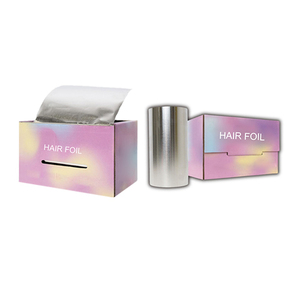 Rouleau de papier d'aluminium <span class=keywords><strong>en</strong></span> relief écologique de 15 micx12.7 cm avec imprimé personnalisé pour l'utilisation de la coiffure Salon de beauté <span class=keywords><strong>Spa</strong></span> - Product Image 5