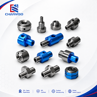 Pièces usinées CNC en aluminium, accessoires pour cardan de drone, composants de bras mécanique de robot, service de fraisage et tournage CNC sur mesure
