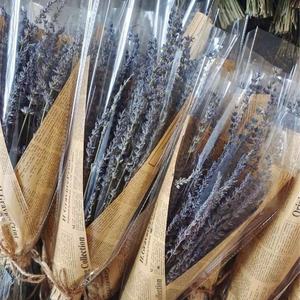 Mazzo di fiori secchi personalizzati mazzi di lavanda reali lavanda secca per la decorazione - Product Image 1