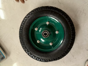 Wheelbarrow Roda Pneumática De Borracha Air Wheels para Caminhão De Mão Trolley Barrow Wheel 3.50-8 para <span class=keywords><strong>NEPAL</strong></span> - Product Image 3