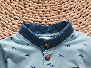 Conjuntos de Ropa para Niños de 1 a 4 Años, Camiseta con Pantalones Cortos de Mezclilla, Conjuntos de Verano de 2 Piezas, Conjuntos de Ropa para Bebés al por Mayor - Product Image 6