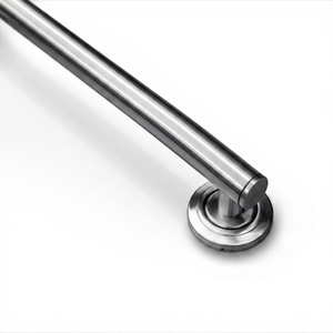 Barre d'appui murale en acier inoxydable 304 nickel brossé, antidérapante, pour salle de bain, design minimaliste, poignée durable - Product Image 1