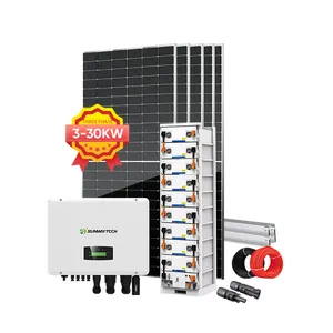 Obral Sistem DAYA energi harga bagus, tiga fase 20kW 10KW 30kW sistem surya hibrida