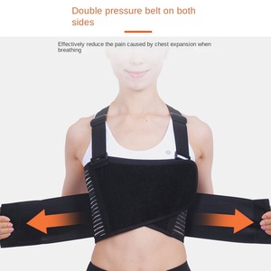 <span class=keywords><strong>Ceinture</strong></span> de fixation des côtes en gros Côtes thoraciques Respirantes Compression réglable Sangle élastique complète Protection de la taille - Product Image 2