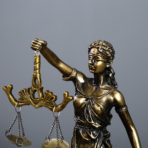 Estatua de Cobre de la Diosa Temis, Adorno para Oficina de Abogados, Justicia Judicial, Equidad y Equilibrio Legal - Product Image 2
