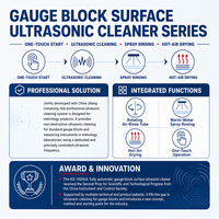 Nettoyeur à ultrasons entièrement automatique KQ-S500JL 30L 500W avec séchage pour blocs de calibrage de précision et outils de métrologie, bain sonique chauffant