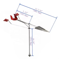 Indicateur de direction du vent marin avec des signaux de vent clairs et une configuration simple pour la navigation de yacht et de bateau Indicateur de direction du vent