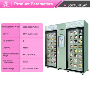 Distributeur automatique de fleurs intelligent JoyFunplay, fabrication OEM, conception personnalisée, solution de stockage frigorifique <span class=keywords><strong>24h</strong></span>/24 - Product Image 3