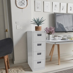 Thép Thẳng Đứng Pháp Lý Tập Tin Nội Thất Văn Phòng Chống Cháy Kim Loại 4 Ngăn Kéo Tủ Tập Tin Với Bên Trong An Toàn Locker - Product Image 2