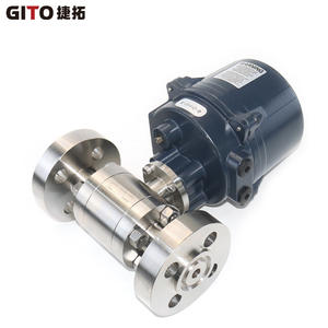 GITO Stainless Steel High-Pressure Electric Flanged Ball <b>Valve</b> <b>Shutoff</b> Structure for Water Gas Oil Media OEM Customizable - Product Image 1