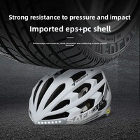 Casco de Ciclismo de Carretera Moon Brand con Sistema de Protección MIPS, Certificado CPSC y CE, LED Inteligente, Cierre de Gancho y Bucle, Resistente al Viento e Impermeable