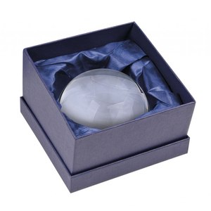 Hemisphere White <b>Glass</b> <b>Dome</b> 90 Mm Office Decor Accessory - Product Image 2