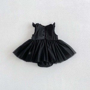 Tutina Estiva Nera 2026 per Bambina con Fiocco in Tulle e <span class=keywords><strong>Vestito</strong></span> - Product Image 3