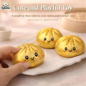 Boîte Mystère de Jouets <span class=keywords><strong>Anti</strong></span>-<span class=keywords><strong>Stress</strong></span> Sensoriels à Presser : Boules <span class=keywords><strong>Anti</strong></span>-<span class=keywords><strong>Stress</strong></span> Colorées, Squishies en Forme de Boulettes de Maltose Pailletées, Pains Vapeur Baozi CPC - Product Image 3
