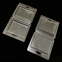 Boîtes d'emballage en plastique PP transparent écologiques avec couvercle rabattable pour connecteurs de câbles de données et emballage de produits électroniques