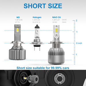 Kit <span class=keywords><strong>Fari</strong></span> Auto NAO ND 360 Lampadina H11 H7 LED Focos LED per Auto 40000 Lumen Faro LED H4 - Product Image 5