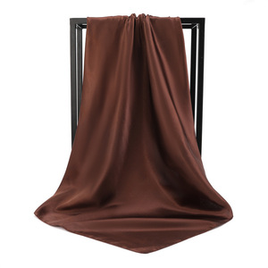 Bandeaux carrés en satin extensible uni pour l'été, chapeaux, hijabs incurvés, foulards ajustables pour femmes musulmanes, bonnet intérieur - Product Image 5