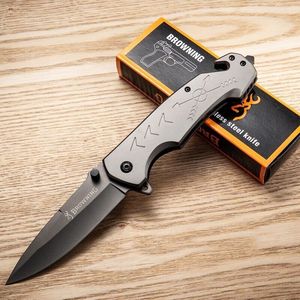 Dao gấp thép không gỉ bán chạy, cán nhôm, dùng cho sinh tồn ngoài trời, cắm trại, tự chế, OEM - Product Image 3