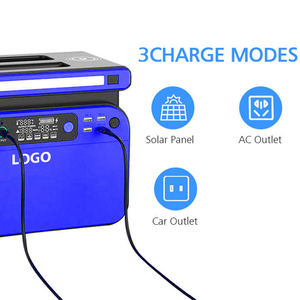 500ワットバックアップバッテリー発電所家庭用ソーラー発電機/ミニLiFePO4充電ソーラーポータブル発電所 - Product Image 2
