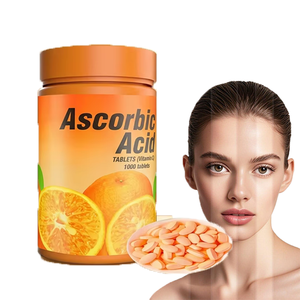 Suplemento <span class=keywords><strong>de</strong></span> Belleza Antioxidante con Ácido L-Ascórbico <span class=keywords><strong>de</strong></span> China para Blanquear la Piel, Grado Alimenticio, 1000mg, Tabletas <span class=keywords><strong>de</strong></span> Vitamina C, Ácido Ascórbico - Product Image 1