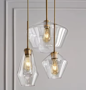 Zeal Lighting Simplicity Glass Lámpara colgante para comedor Clear Glass Pendant Light - Product Image 4