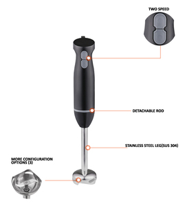 Peralatan Dapur Khusus <span class=keywords><strong>Blender</strong></span> Smoothie Portabel Penggiling Elektrik Set <span class=keywords><strong>Blender</strong></span> Tangan <span class=keywords><strong>Immersion</strong></span> Stick untuk Merek Anda - Product Image 2