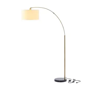 Modern Design Rvs Vissen Lamp Kantoor Home Decor Ajustable Staande Lamp Woonkamer Sofa Vloerlamp