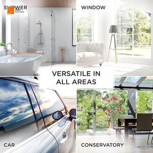 Aleo Spazzola Tergivetro in Silicone Ecologico e Resistente Nera/Grigio-Bianca con Gancio per Pulizia Finestre, Vetri, Specchi, Auto e Pavimenti - Product Image 6