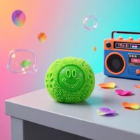 Jouet anti-stress transfrontalier Needoh Smiley Flower en peluche moelleuse à rebond lent