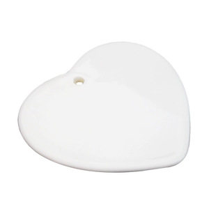 <strong>Wholesale</strong> High Quality Round Shape 3 Inch Christmas Tree Decoration Hanging Sublimation <strong>Blank</strong> White <strong>Ceramic</strong> <strong>Ornaments</strong> Plates - Product Image 4